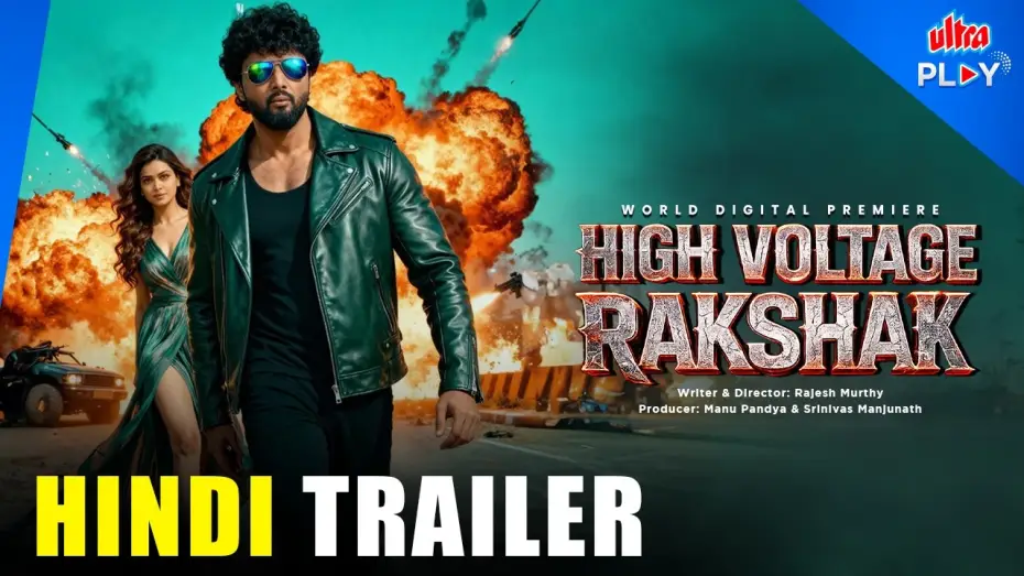 Watch film High Voltage Rakshak — High Voltage Rakshak 😈 | Hindi Trailer | Yashaswa Murthy | Action Thriller | Ultra Play OTT