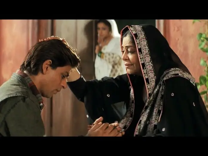 Watch film Veer-Zaara | Every Mother of my country is definitely like you | Scene | Veer-Zaara | Shah Rukh Khan, Kirron K...