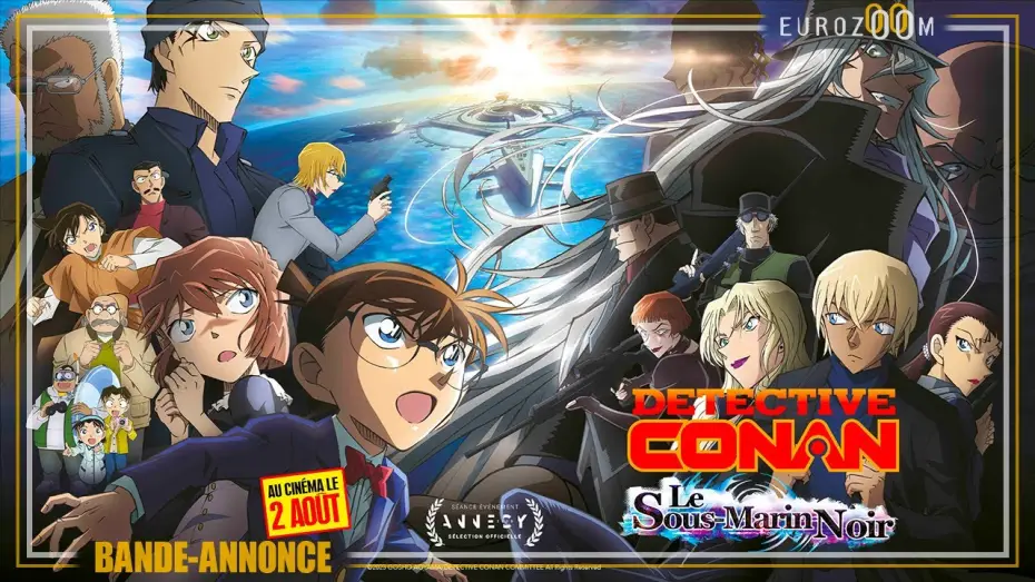 Watch film Detective Conan: Black Iron Submarine | Bande-Annonce - DETECTIVE CONAN : LE SOUS-MARIN NOIR - Au cin&eacute;ma le 2 ao&ucirc;t