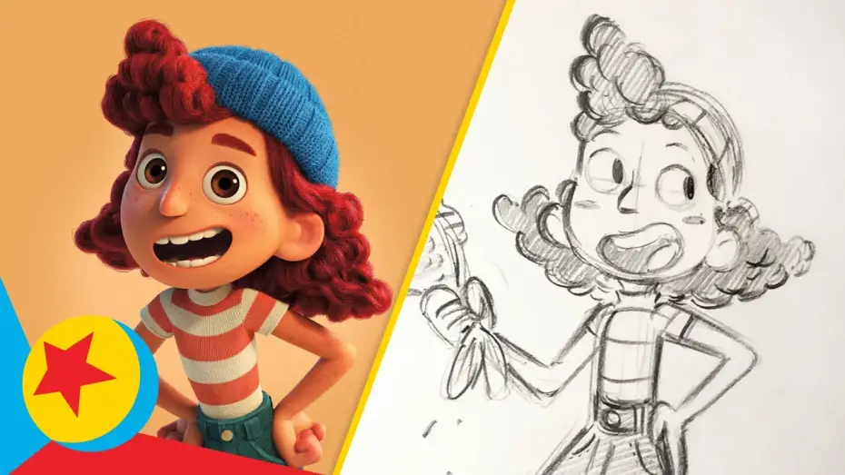 Watch film Luca — How to Draw Guilia from Luca | Draw With Pixar