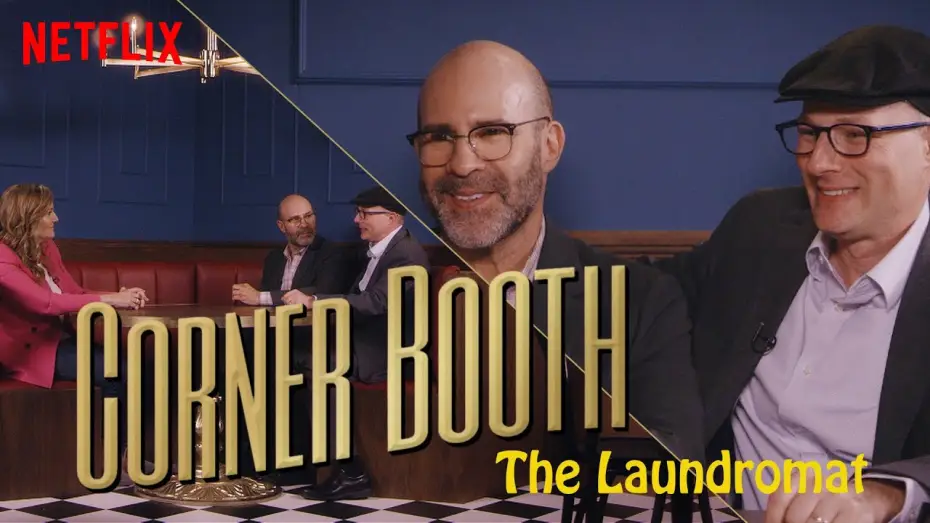 Watch film The Laundromat — The Laundromat’s Scott Z. Burns and Jake Bernstein in the Corner Booth