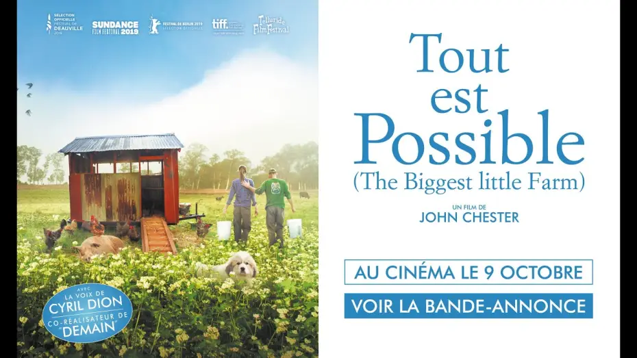 Watch film The Biggest Little Farm | TOUT EST POSSIBLE - Bande Annonce VF