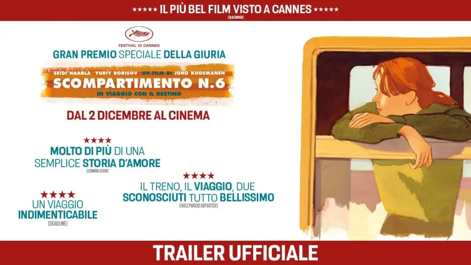 Watch film Compartment No. 6 — Scompartimento n.6 In viaggio con il destino - Trailer Ufficiale Italiano - Dal 2 Dicembre al cinema