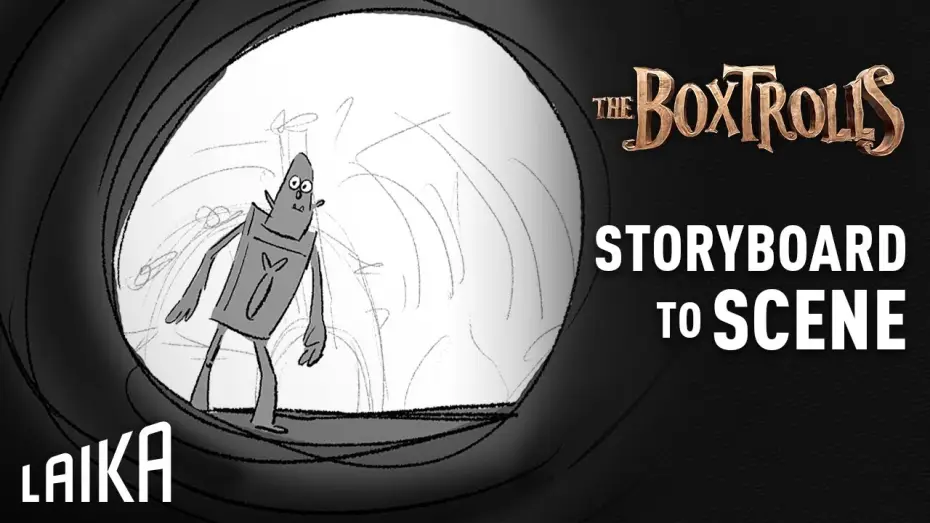 Watch film The Boxtrolls | &ldquo;Into the Boxtrolls&lsquo; Lair&rdquo; Storyboard to Scene