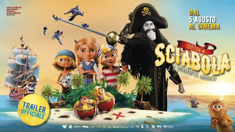 Watch film Captain Sabertooth and the Magical Diamond — CAPITAN SCIABOLA E IL DIAMANTE MAGICO (2021) -  TRAILER UFFICIALE
