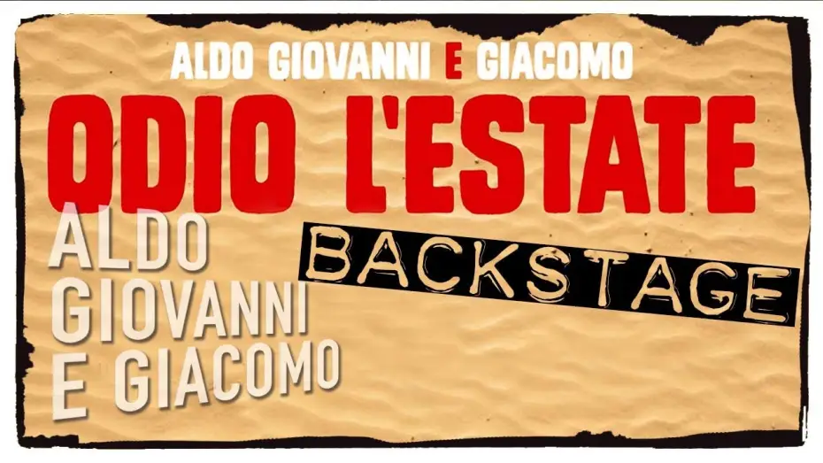 Watch film I Hate Summer — Odio l'estate - Il nuovo film di Aldo Giovanni e Giacomo - Backstage #1