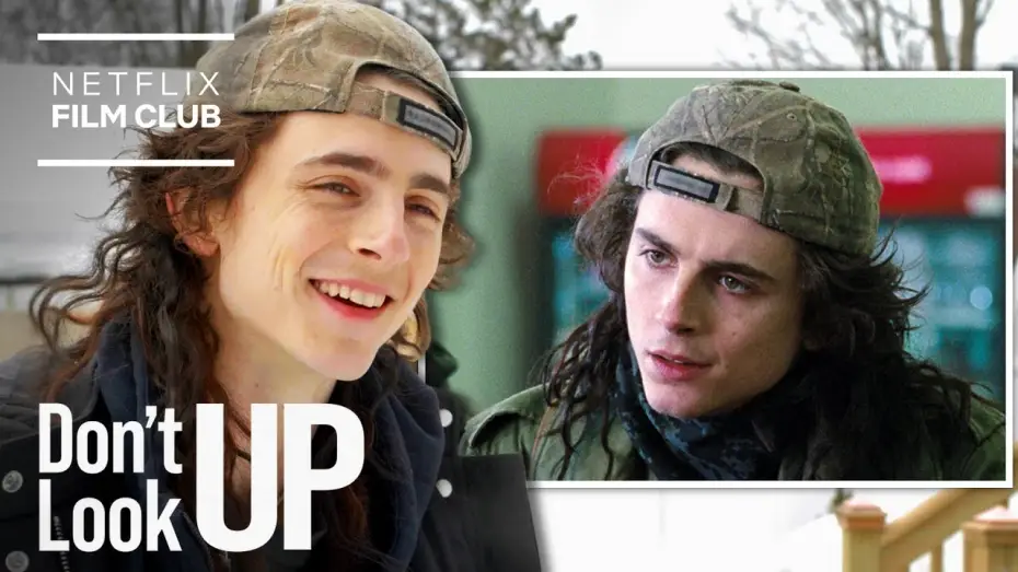 Watch film Don't Look Up — On Set with Timothée Chalamet