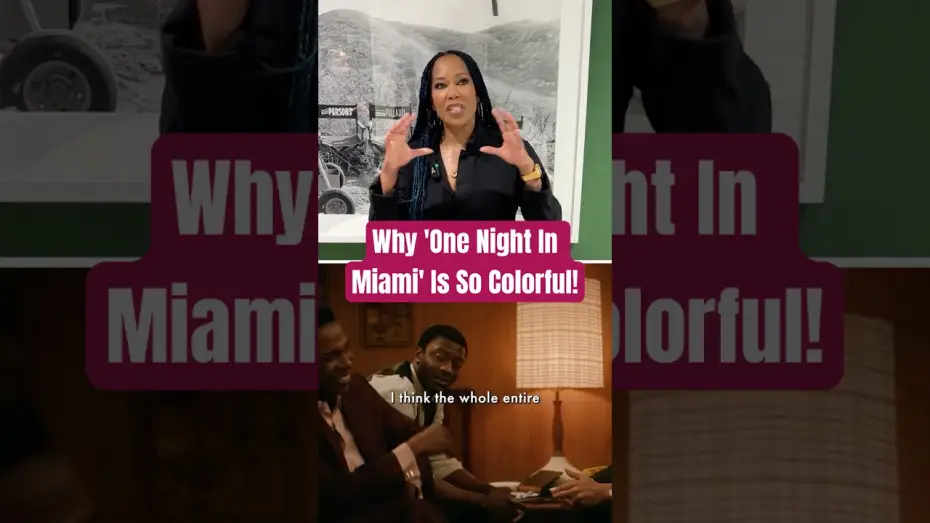 Watch film One Night in Miami... | Regina King on Using Color in 'One Night in Miami'