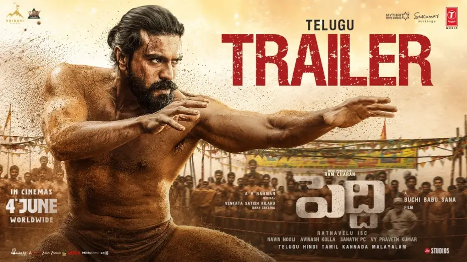 Watch film Peddi — Peddi Official Trailer (Telugu) | Ram Charan | Janhvi Kapoor | A R Rahman | Buchi Babu Sana