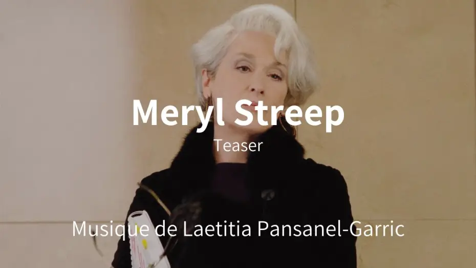 Watch film Meryl Streep: Mystery and Metamorphosis | Meryl Streep, Myst&egrave;res et M&eacute;tamorphoses - Teaser - 2020 - Musique de Laetitia Pansanel-Garric