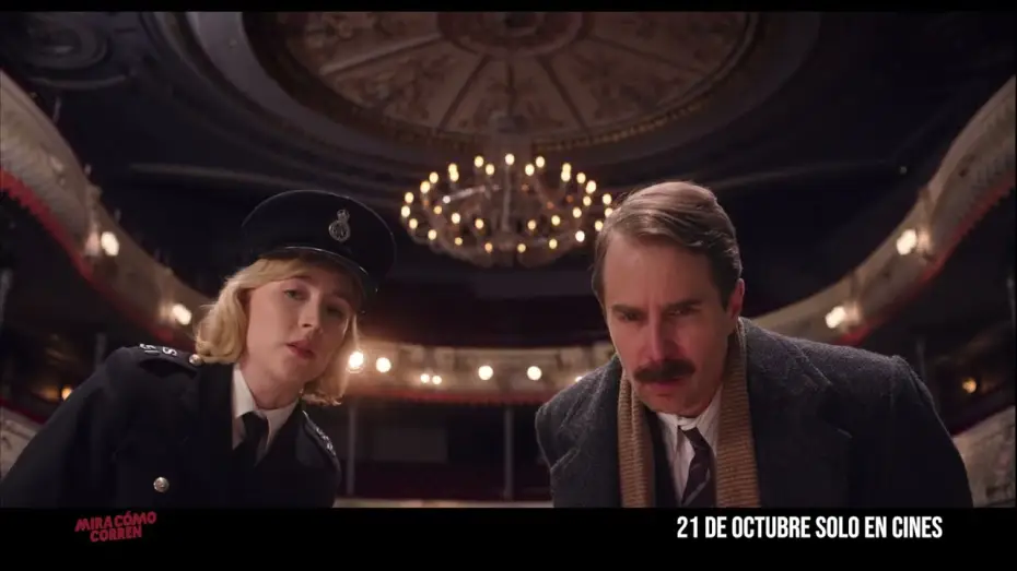 Watch film See How They Run — Anuncio: 'Lo mataron en el vestuario'