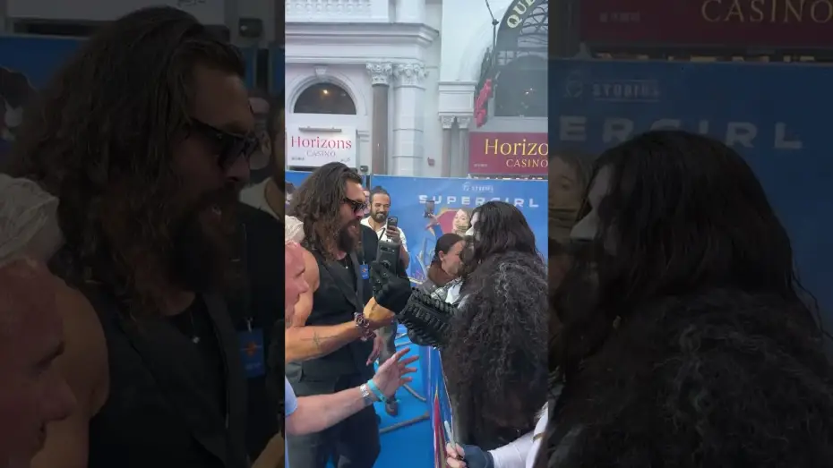 Watch film Supergirl — Seeing double? 🤝 Jason Momoa meets a Lobo look-alike in London for SUPERGIRL.