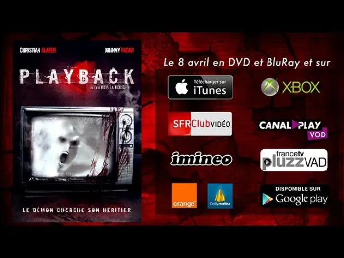 Watch film Playback — PlayBack - Disponible le 8 Avril en VOD, DVD et BluRay