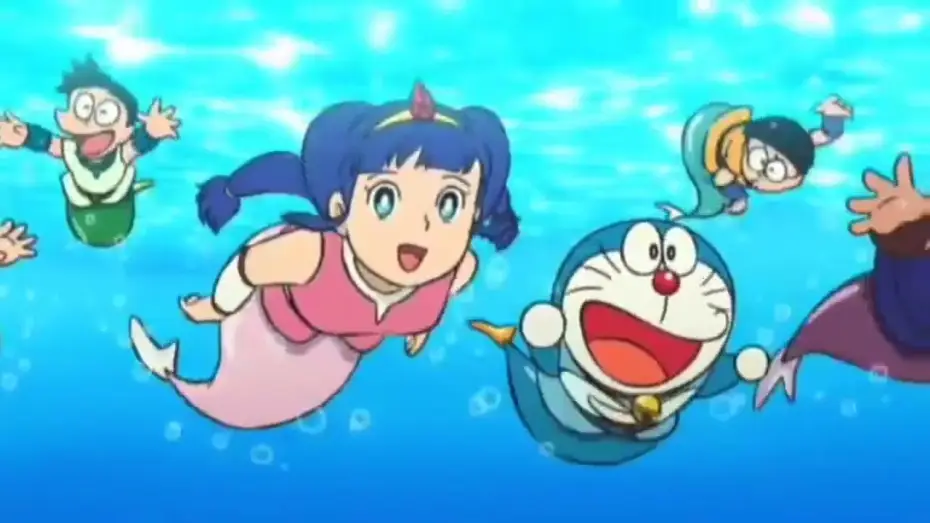 Watch film Doraemon: Nobita's Great Battle of the Mermaid King | Columbia Pictures Logo Doraemon Nobita Mermaid Trailer