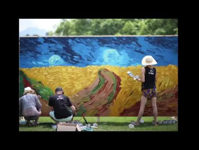 Watch film Loving Vincent | Wall Animation Timelapse