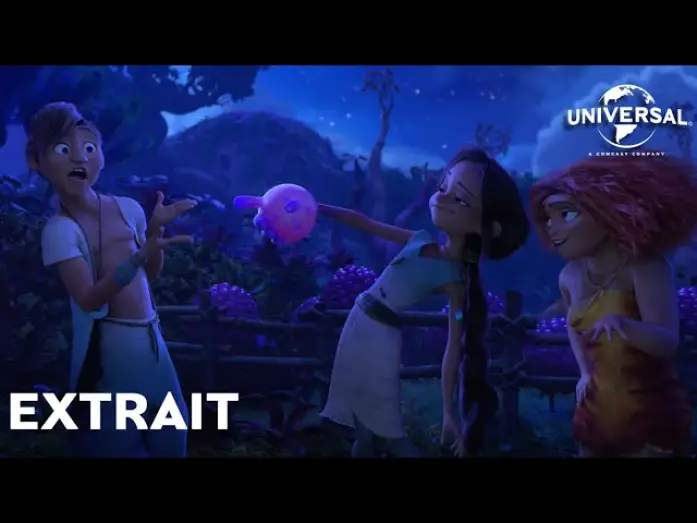 Watch film The Croods: A New Age — Les Croods 2 : Une Nouvelle Ère Extrait "Guy tombe sur Eep et Aurore" VOST [Actuellement au cinéma]