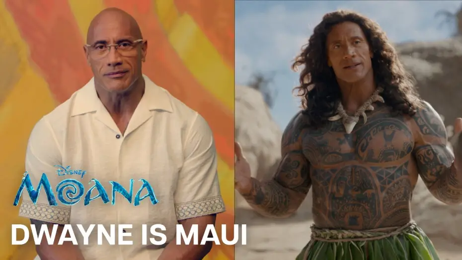 Watch film Moana — Dwayne is Maui