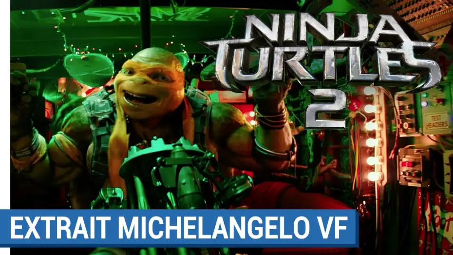 Watch film Teenage Mutant Ninja Turtles: Out of the Shadows — NINJA TURTLES 2 – Michelangelo déchire (VF)
