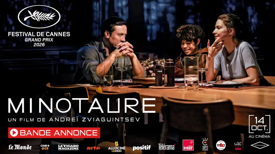 Watch film Minotaur — Bande-annonce officielle - MINOTAURE d'Andreï Zviaguintsev (au cinéma le 14 octobre 2026)