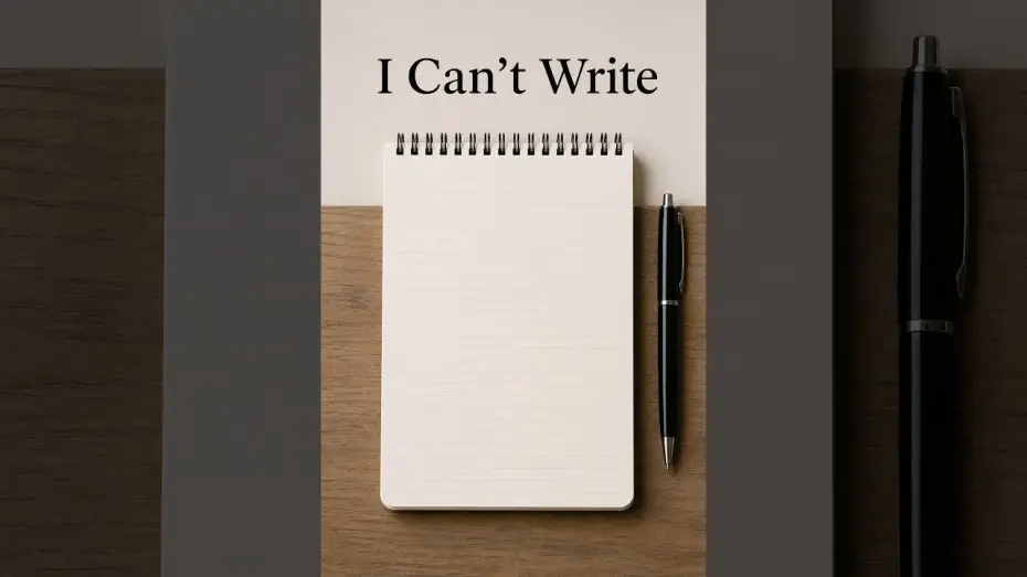 Watch film I Can't Write — I Can't Write