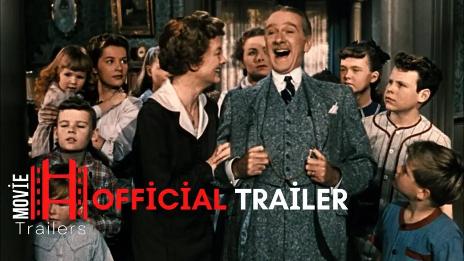 Watch film Cheaper by the Dozen | Cheaper By The Dozen (1950) Trailer | Clifton Webb, Myrna Loy, Jeanne Crain Movie