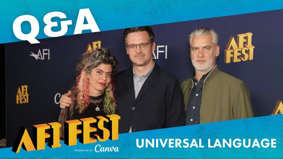 Watch film Universal Language — UNIVERSAL LANGUAGE (UNE LANGUE UNIVERSELLE) Conversation at AFI FEST presented by Canva