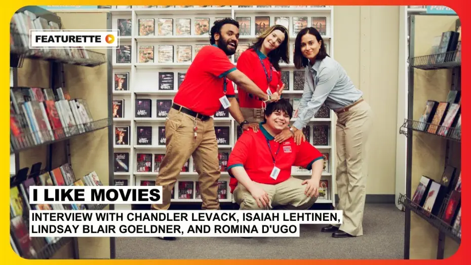 Watch film I Like Movies | Interview w. Chandler Levack, Isaiah Lehtinen, Lindsay Blair Goeldner & Romina D'Ugo