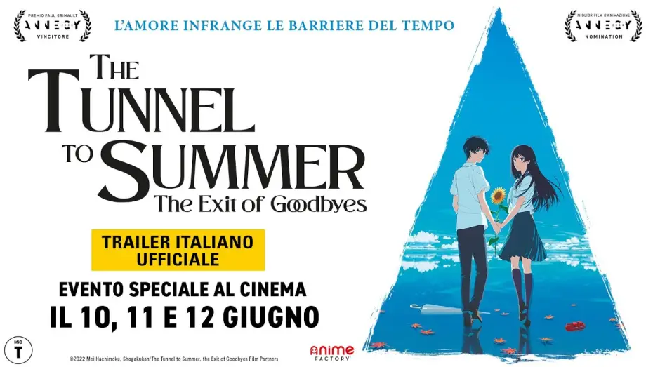 Watch film The Tunnel to Summer, the Exit of Goodbyes | The Tunnel to Summer, the Exit of Goodbyes  - Trailer italiano ufficiale