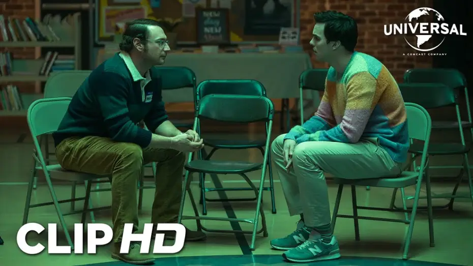 Watch film Renfield — Clip - Renfield con el líder de su grupo de apoyo