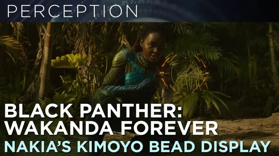 Watch film Black Panther: Wakanda Forever | Nakia's Kimoyo Bead Wrist UI and Drone HUD