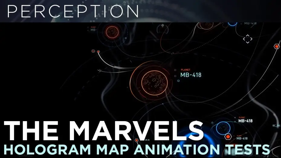 Watch film The Marvels | Hologram Map Animation Tests