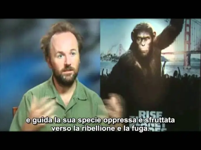 Watch film Rise of the Planet of the Apes — L'alba del pianeta delle Scimmie videointervista Rupert Wyatt