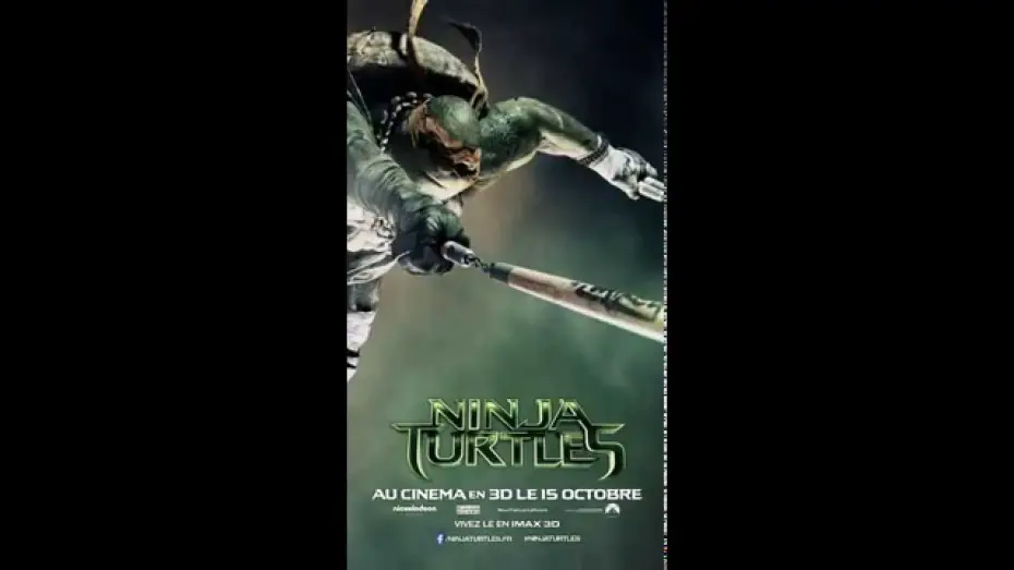 Watch film Teenage Mutant Ninja Turtles — NINJA TURTLES : l'affiche animée de Michelangelo