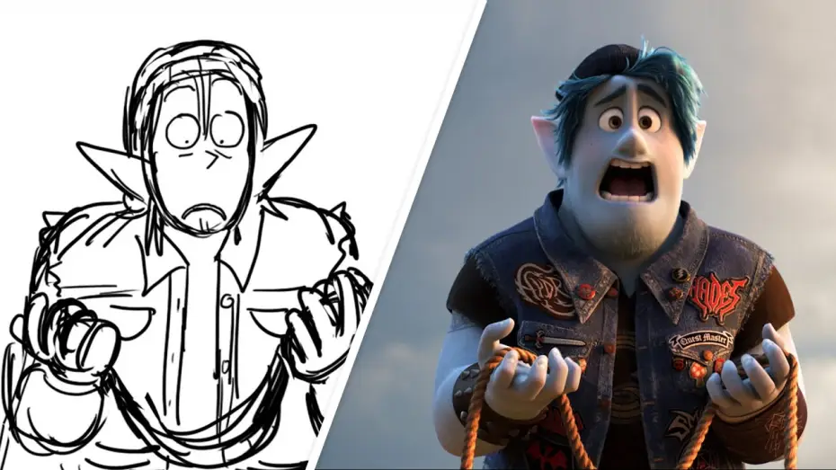 Watch film Onward | Ian and Barley Cross the Trust Bridge from Onward | Pixar Side-By-Side