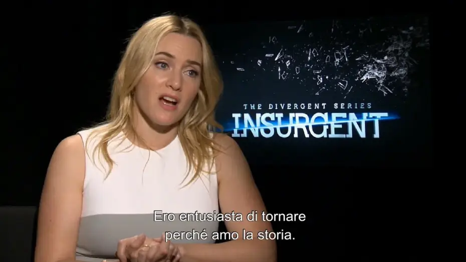 Watch film Insurgent | Insurgent - Intervista a Kate Winslet V.O. Sottotitolata in italiano