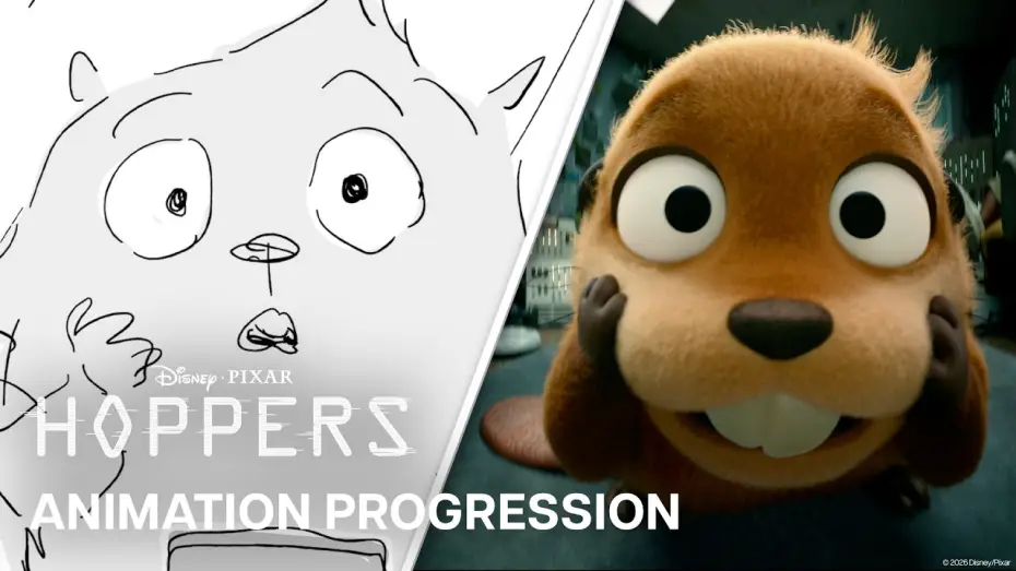 Watch film Hoppers | Animation Progression | Mabel Beaver Escapes the Lab