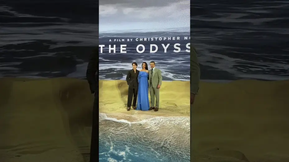 Watch film The Odyssey — A family reunion. Matt Damon, Anne Hathaway & Tom Holland at the World Premiere of The Odyssey.