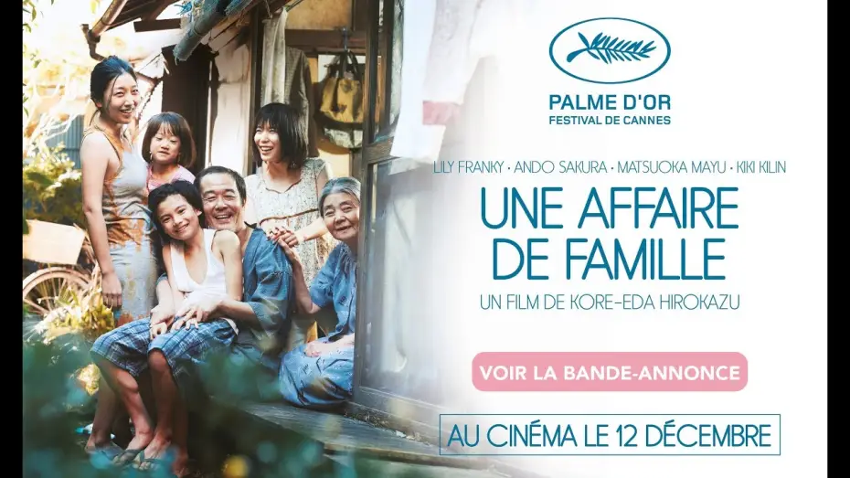 Watch film Shoplifters | UNE AFFAIRE DE FAMILLE - Bande Annonce VOST