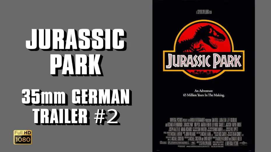 Watch film Jurassic Park | Jurassic Park - 35mm Kino Trailer #2 - Deutsch HD