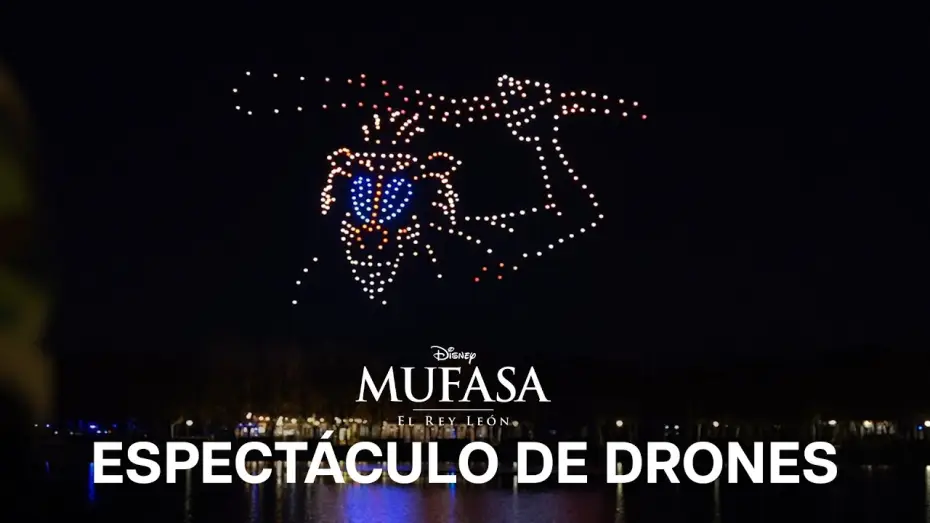 Watch film Mufasa: The Lion King | Espect&aacute;culo de drones en Madrid (mejores momentos)