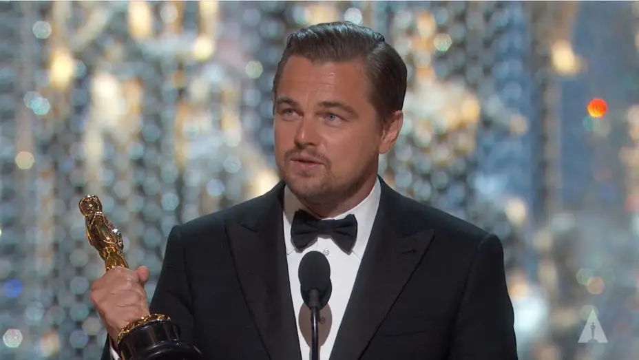 Watch film The Revenant | Leonardo DiCaprio winning Best Actor | 88th Oscars (2016)