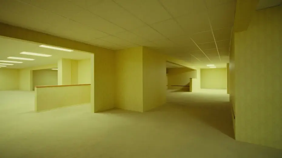 Watch film Backrooms — 1 Hour of Backrooms Ambience