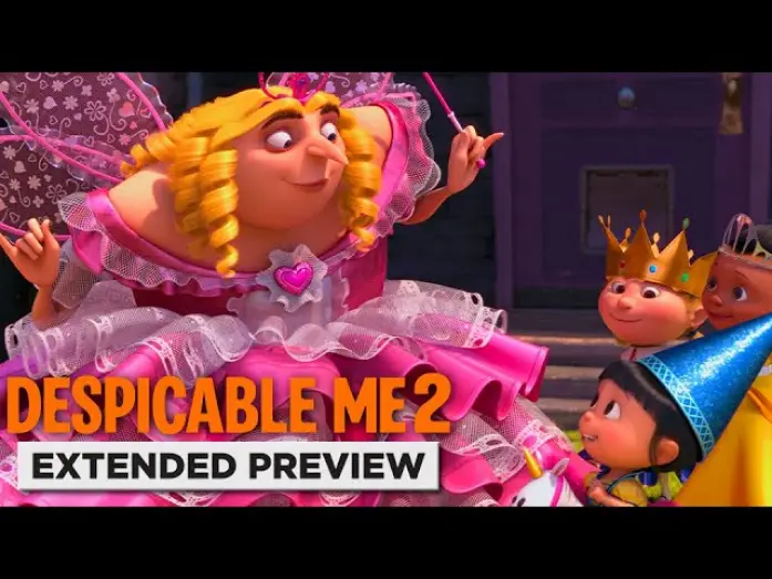 Watch film Despicable Me 2 | Gru Dresses Up as a Princess for Agnes' Birthday