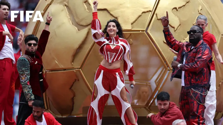 Watch film 2026 FIFA World Cup Opening Game - Canada | Nora Fatehi, Vegedream and Sanjoy perform Siir Siir at FIFA World Cup 2026 Opening Match in Canada!