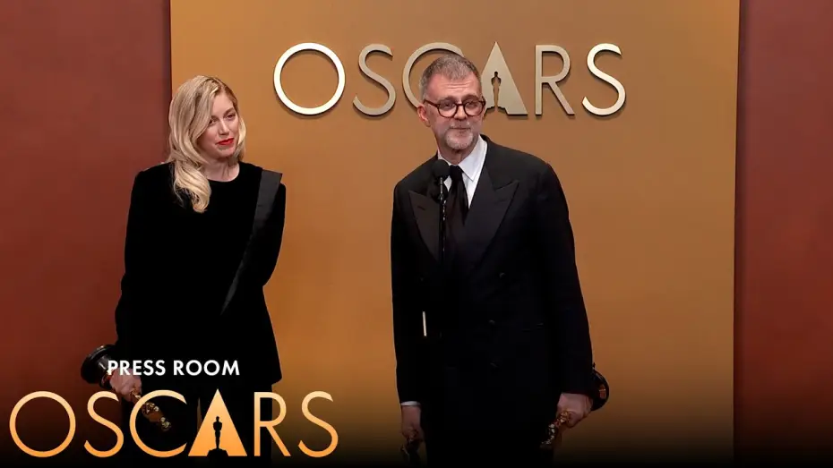 Watch film BC Project | One Battle After Another Best Picture Press Room Speech | 98th Oscars (2026)