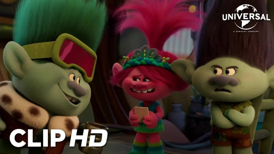 Watch film Trolls Band Together | Clip - Branch ense&ntilde;a a Poppy y John Dory su tabl&oacute;n de pistas