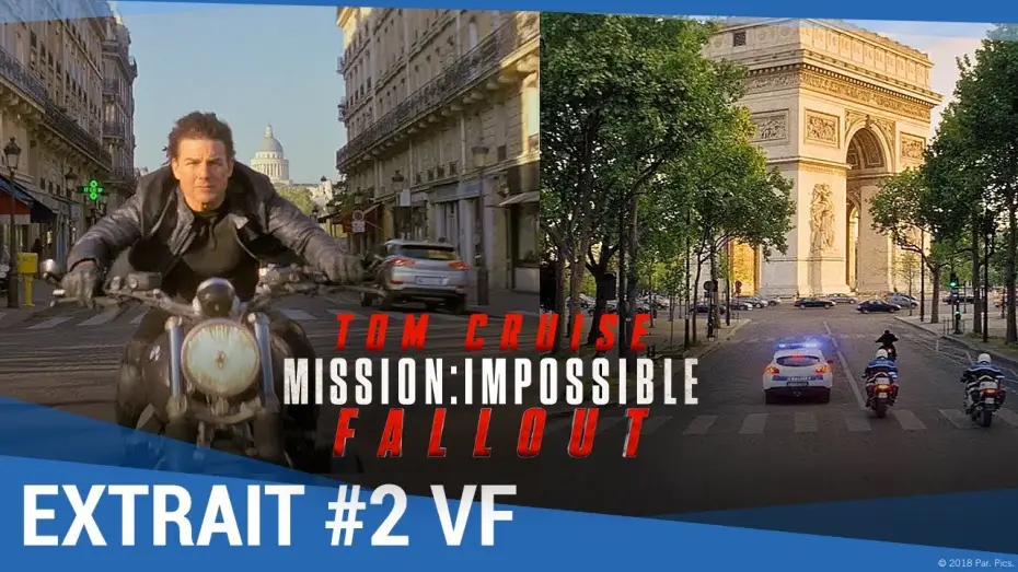 Watch film Mission: Impossible - Fallout | MISSION : IMPOSSIBLE - FALLOUT - Extrait "Course poursuite &agrave; Paris" VF