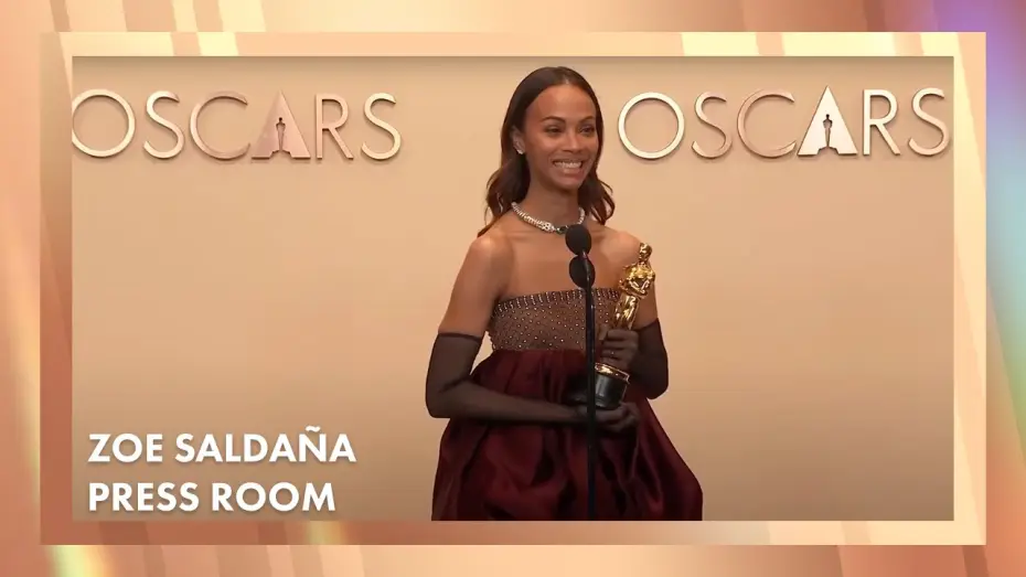 Watch film Emilia P&eacute;rez | 'Emilia P&eacute;rez' Best Supporting Actress Press Room Speech | 97th Oscars (2025)[Zoe Salda&ntilde;a]
