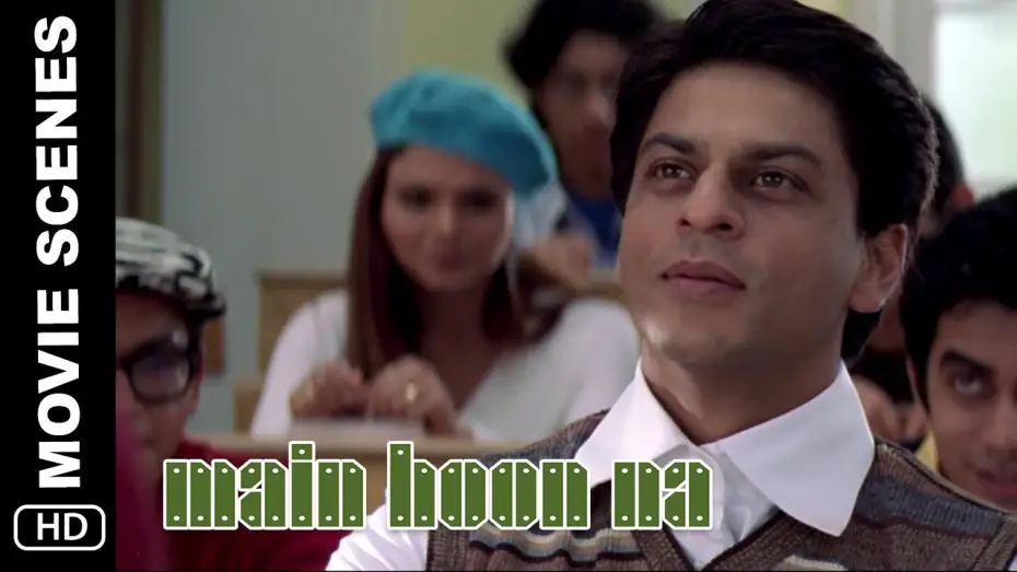 Watch film Main Hoon Na | Introduction to the Class | Main Hoon Na | Movie Scene | Shah Rukh Khan, Amrita Rao, Zayed Khan