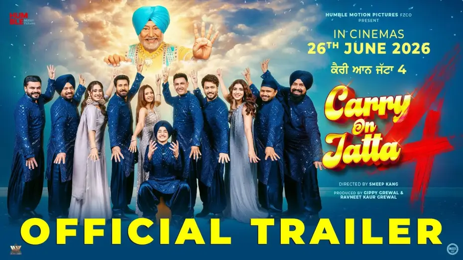 Watch film Carry On Jatta 4 | Carry On Jatta 4 (Trailer) Gippy Grewal | Binnu Dhillon | Sargun Mehta | Late Jaswinder Bhalla Ji